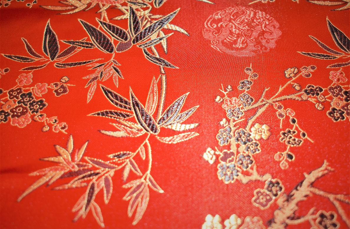 Red Chinese Brocade